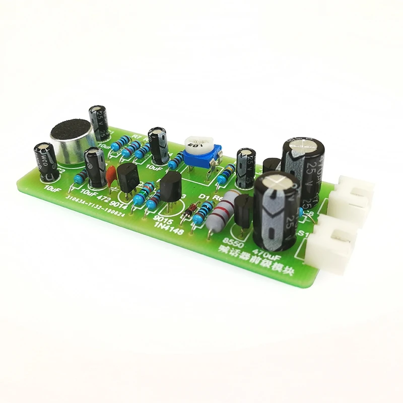 Megáfono pre-módulo electrónico kit de componentes diy volumen amplificación Módulo de micrófono