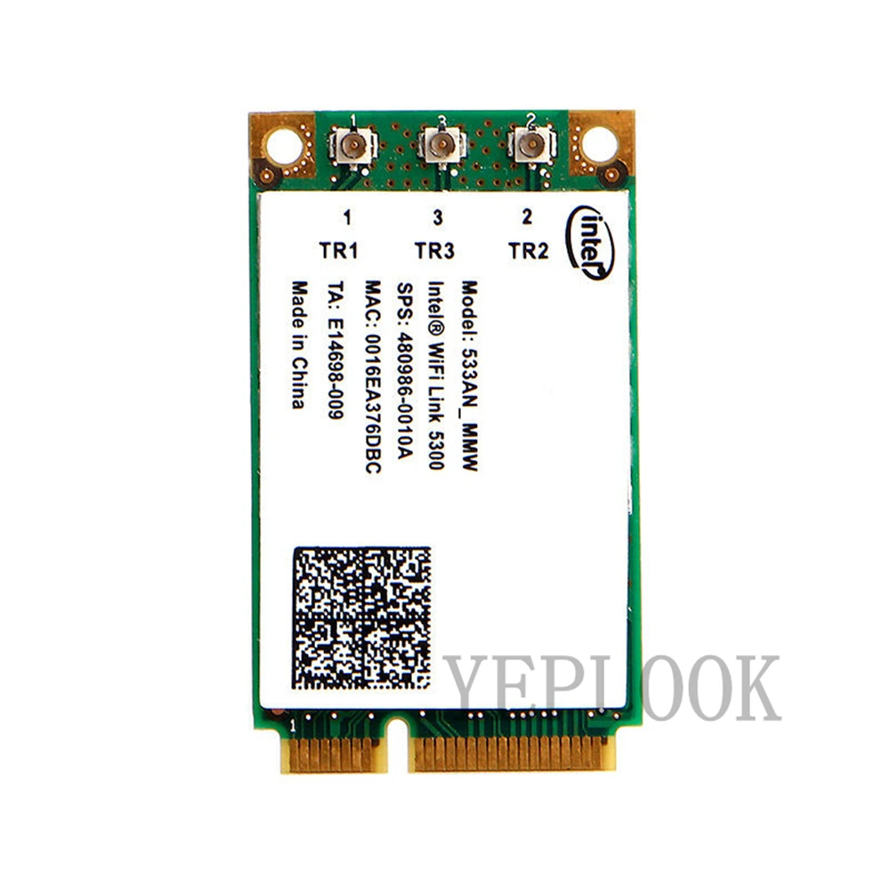 533AN-Mini tarjeta PCIe Wifi, dispositivo publicitario para Dell, Asus, Acer, Mini Host, 5300AGN MMW, 450Mbps, 2,4G, 5Ghz, 802.11a/b/g/n