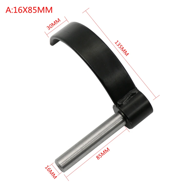 16MM Detachable Lathe Tool Rest For Wood Lathe Woodworking Special-Shaped Lathe Tool Curved Woodturning Tools