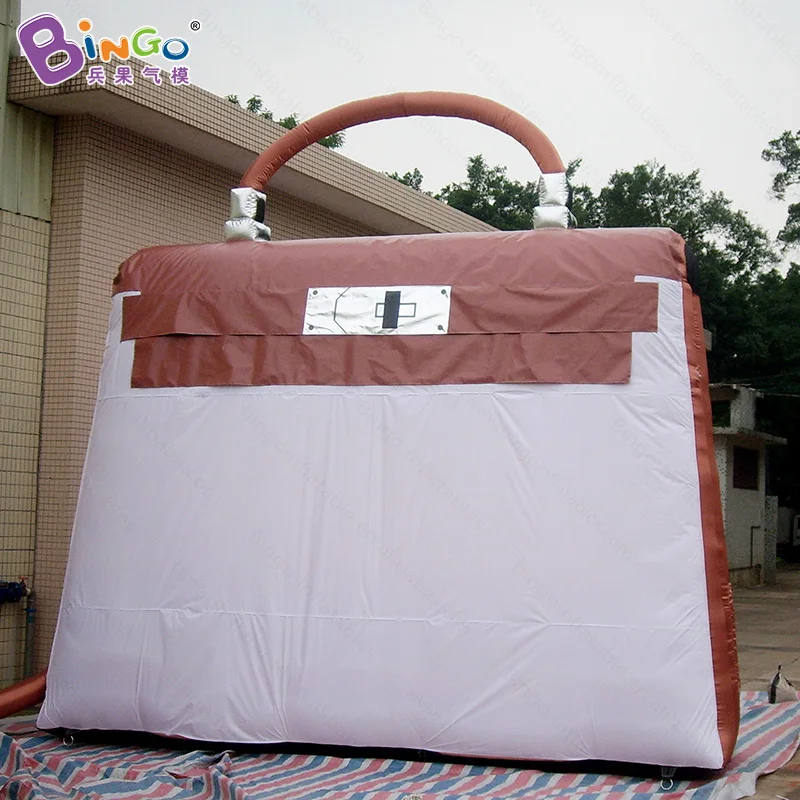 FREE POSTAGE 4.5mh Inflatable Giant Handbag Replica Custom Made Tote Bag Model for Advertising Decoration Toy