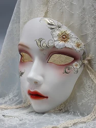 Mask female Chinese clothing covering face full face props fairy gas accessories art mask