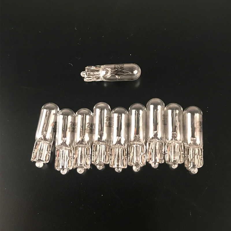 10 قطعة لمبة سيارة 12V 24V T5 T6.5 T8.5 T10 T13 T15 T20 السيارات العلوي عالية منخفضة الشعاع الذيل النهار رونينغ الأبيض لمبات #5