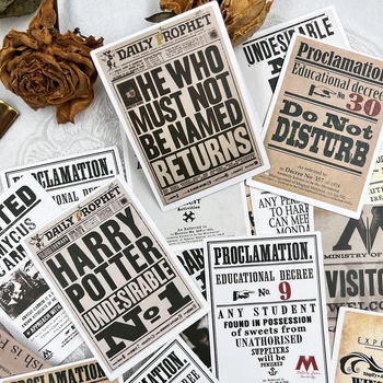 สแควร์ภาษาอังกฤษโปสเตอร์สติกเกอร์ Travel ขยะ Journal DIY Scrapbooking ไดอารี่อัลบั้มโทรศัพท์ TN Collage แท็กสติกเกอร์ตกแต่ง