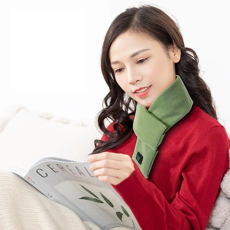 USB Thermal Neck Protection Thermostatic Scarf Smart Graphene Electric Heating Scarf Adjustable Heating Scarf