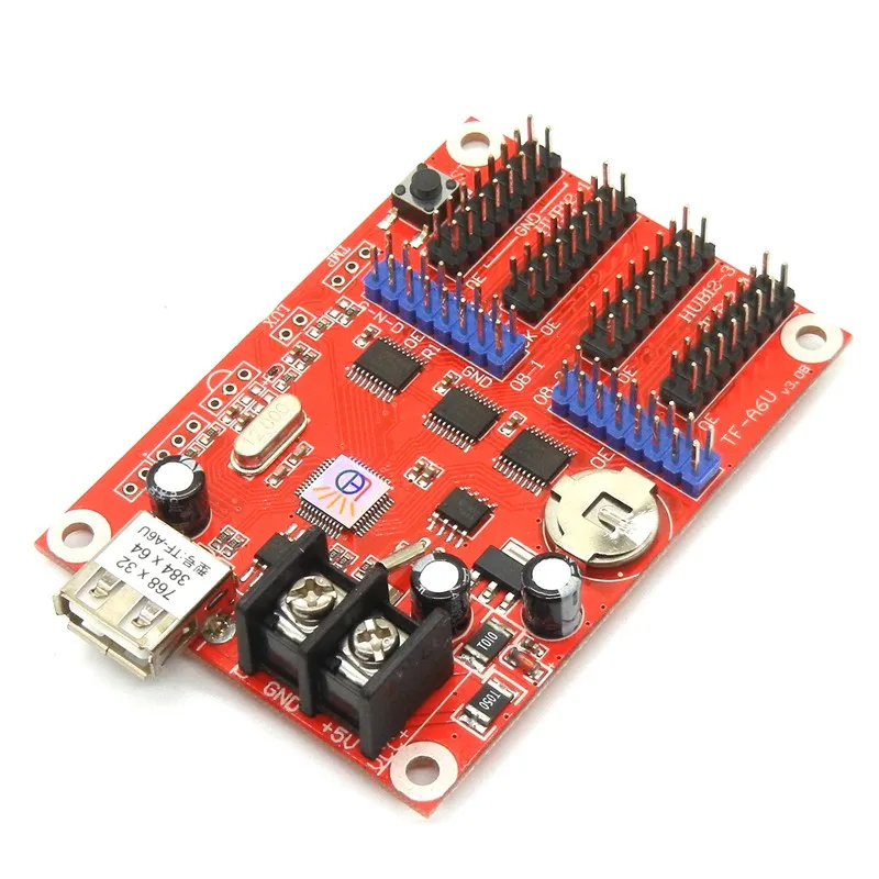 TF-A6U Wireless USB LED Controller Card Support Single Dual Color P10 Screen Modules For Display Led Control Drive System