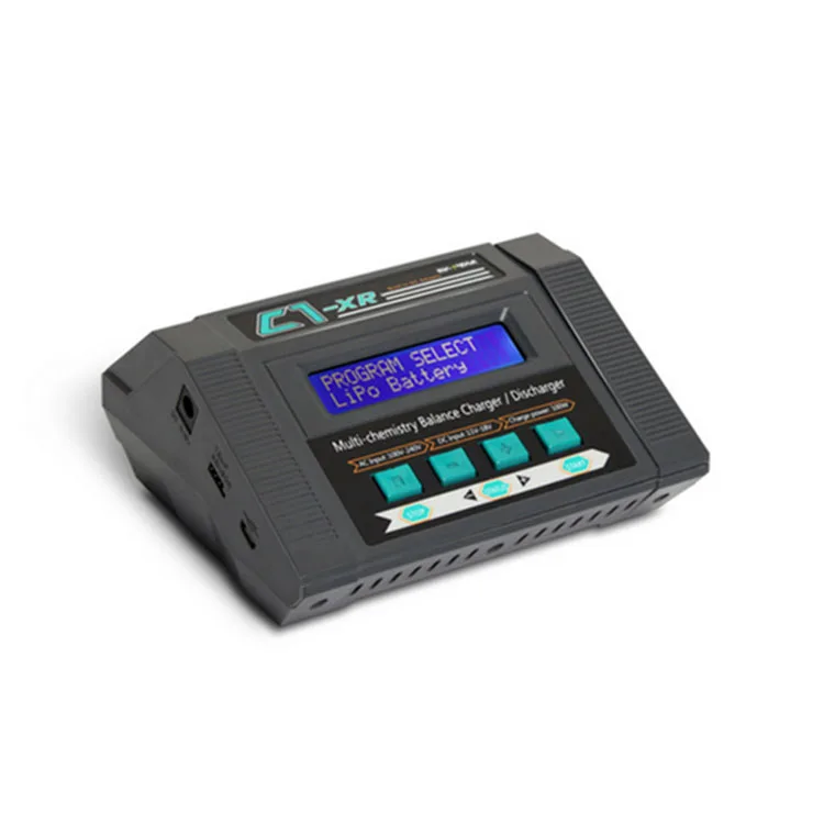 EV-PEAK C1XR 100 واط 10A 1-6S شاحن ميزان مع JST _ XH لوح مهايئ ليبو لايف نيمه بطارية نيكل كادميوم