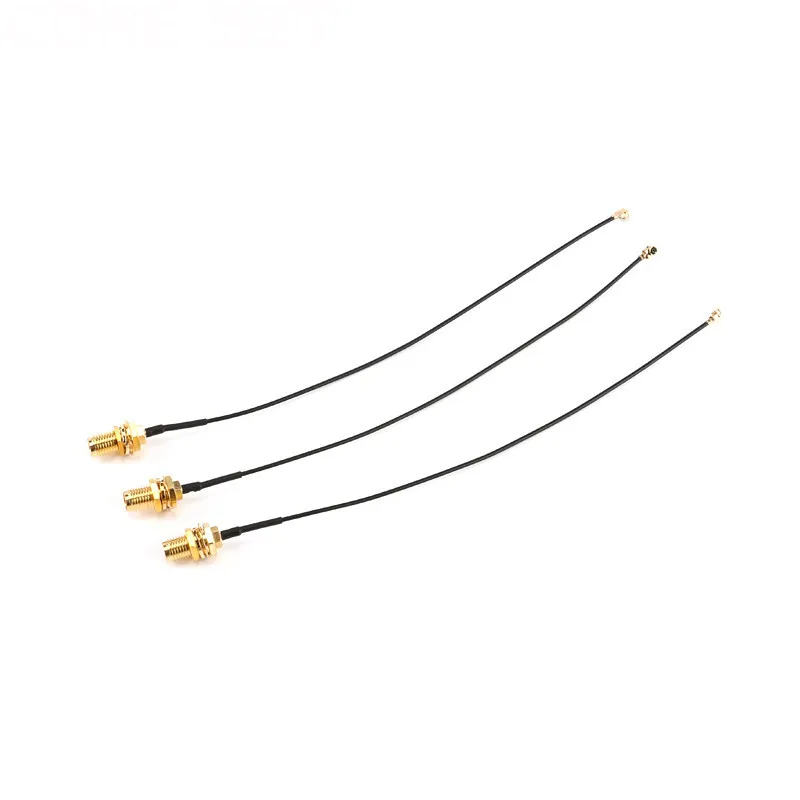 5PCS SMA Straight JACK TO IPEX FEMALE connector RF Pigtail cable uFL/u.FL/IPX Antenna adapter wire for WIFI/GSM/GPS 1.13mm