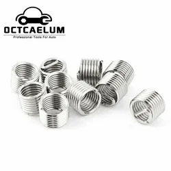M14 X 1.25 10PCS Stainless Steel Thread Repair Helical Coil Wire Inserts Set For Car Motorcycle Helicoil AT2059K1