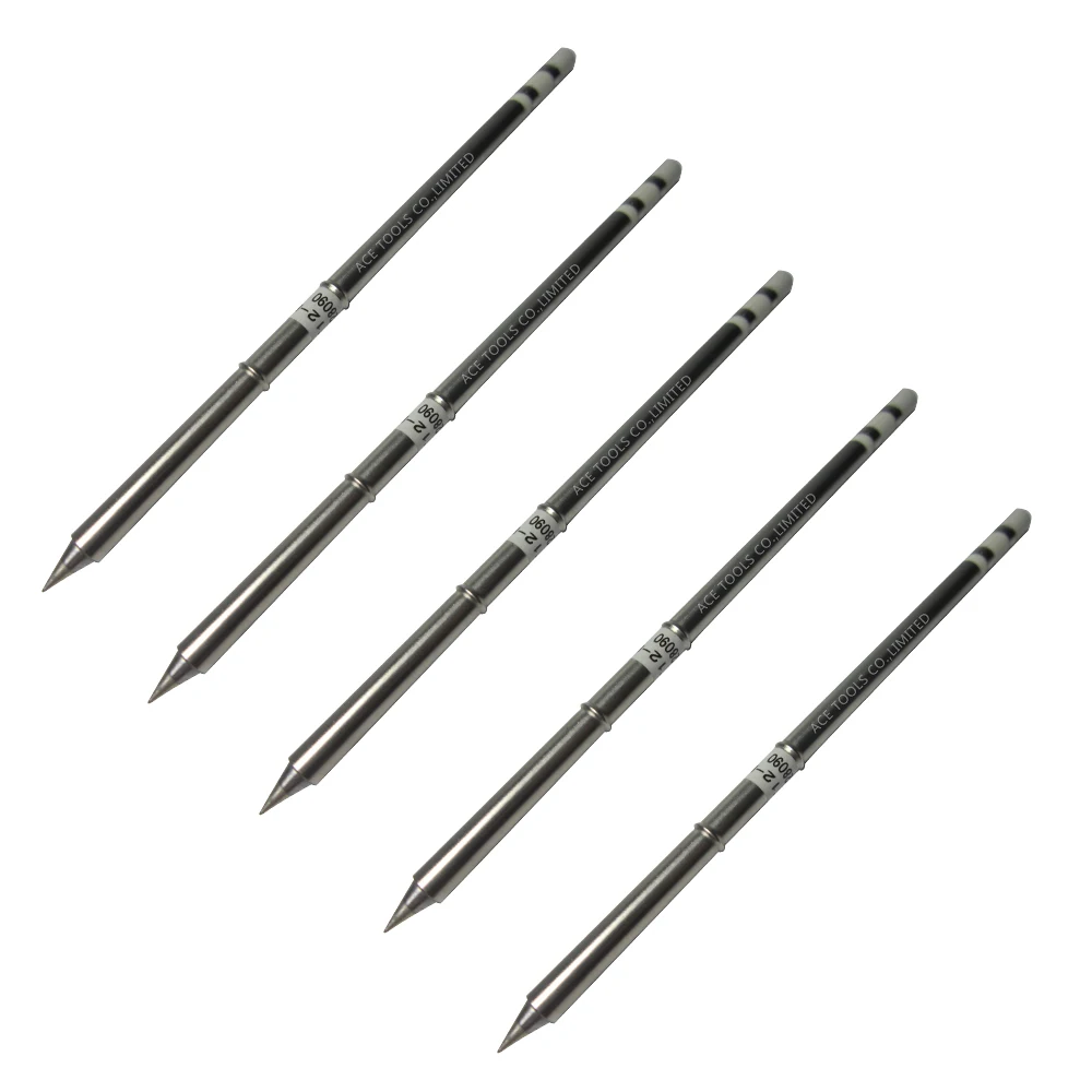 5 PCS T15-B Conical Replace Soldering Tips for HAKKO FM-203 FM-204 FM-206 FX-951 FX-950 FX-952 FX-9501 FM-2028 FM-2027 FM-2021