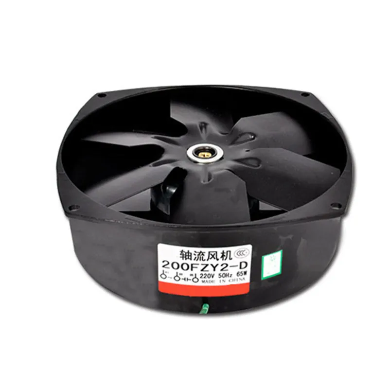 Metal Blade 200FZY2-D Cooling Fan 220V 65W 0.3A High Temperature Copper Motor All metal Axial Fan