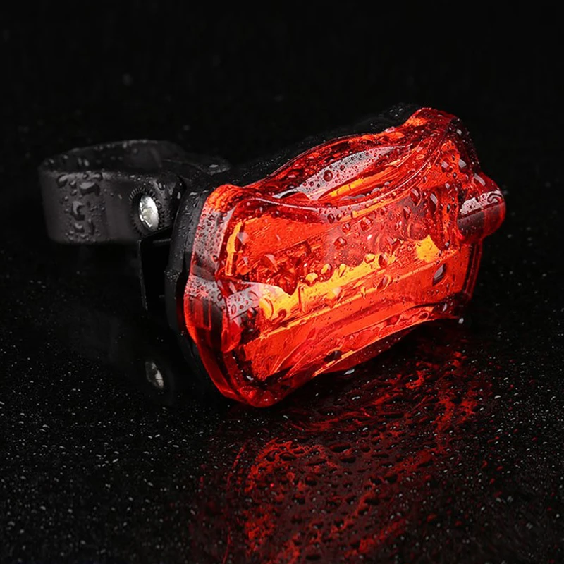 LED Bike Light 5 LED Rear Tail Daytime Running Light Red Bike Bicycle Back Light Rear Tail Parking Light