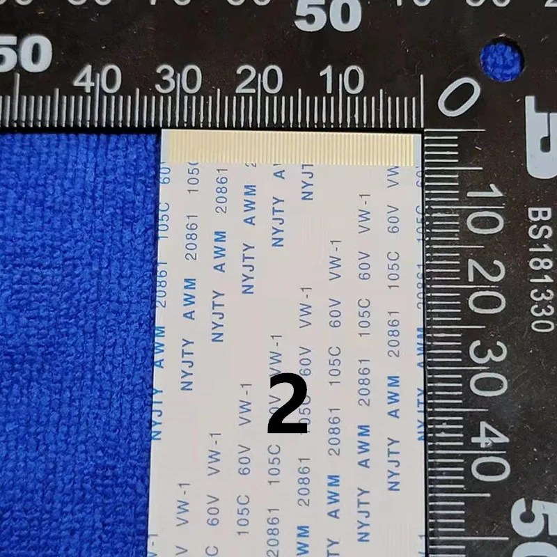 100Pcs/Lot  New E129545 AWM 20861 20706 1 A 105C 60V VW-1 50P 55P 60P 68P 80P 96P Same face belt hook Length selection
