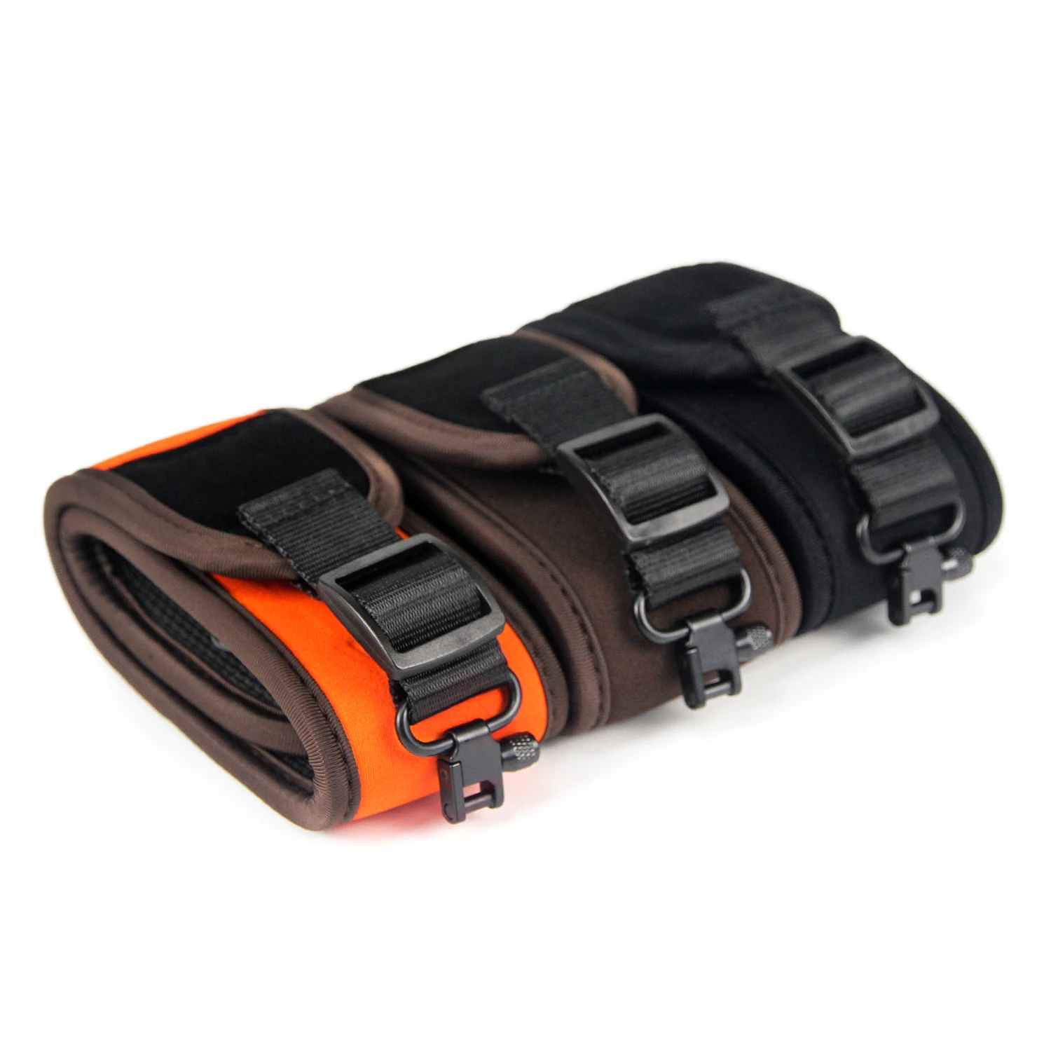 GUGULUZA Neopren-Gewehrriemen mit Schlaufengelenken, gepolsterter, rutschfester Schultergurt für Outdoor-Jagdzubehör – Detail 6
