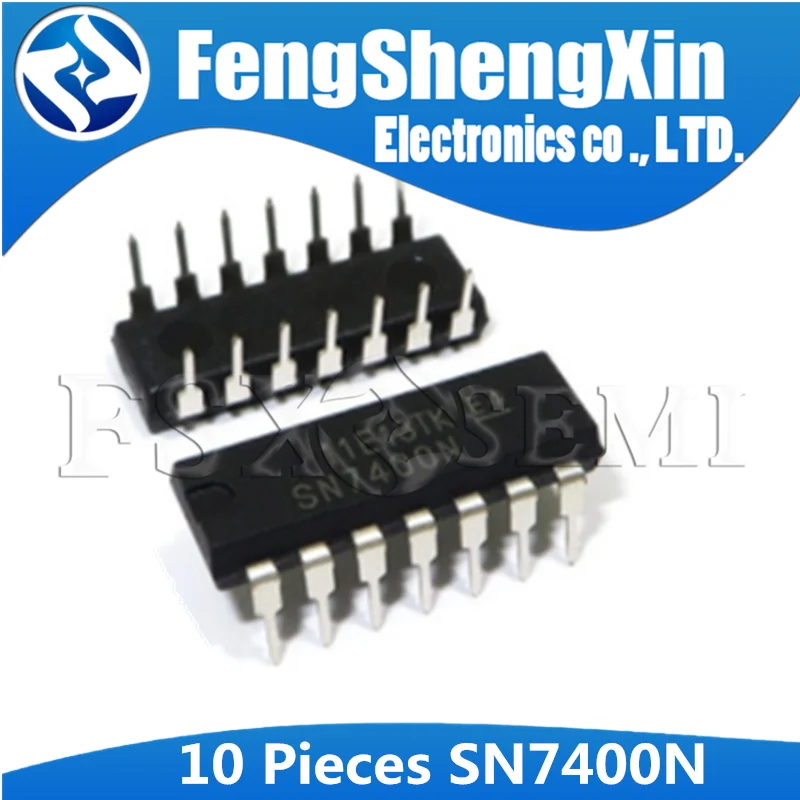 10pcs SN7400N SN7401N SN7402N SN7403N SN7404N SN7405N SN7406N SN7407N SN7408N SN7409N SN7410N SN7420N SN7421N SN7427N DIP-14