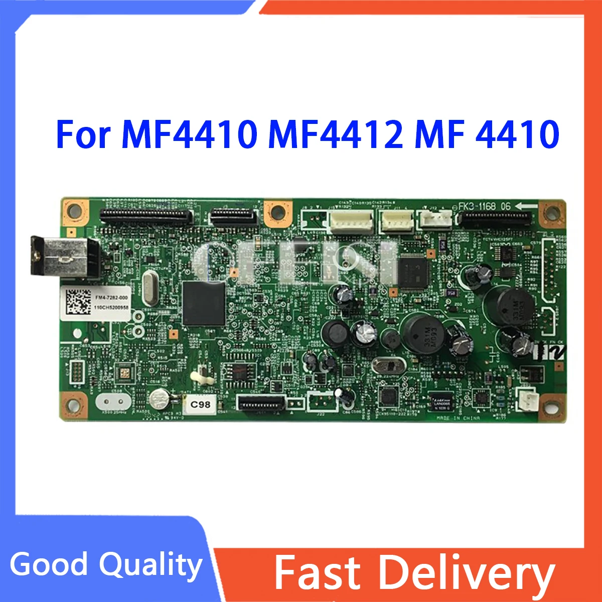 FORMATTER PCA ASSY Formatter Board logic Main Board For Canon MF4410 MF4412 MF4410 4412 FM4-7175 FM4-7175-000 D520 4450 4452