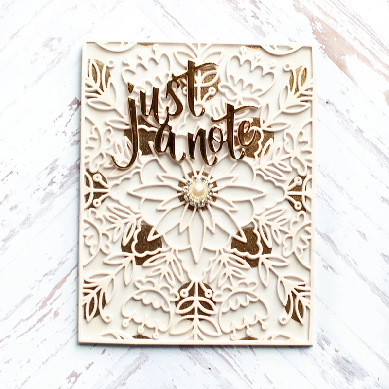 PFS New Layering Metal Cutting Dies Scrapbooking For Paper Making Flower Background Card Frame Stencil Craft Set Dies Cuts