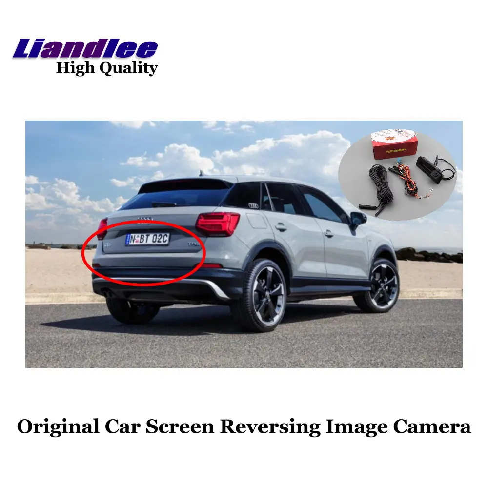 For Audi Q2 2017 2018 2019 Car Rear View Camera Original Screen Upgrade Reversing Image Track Handle