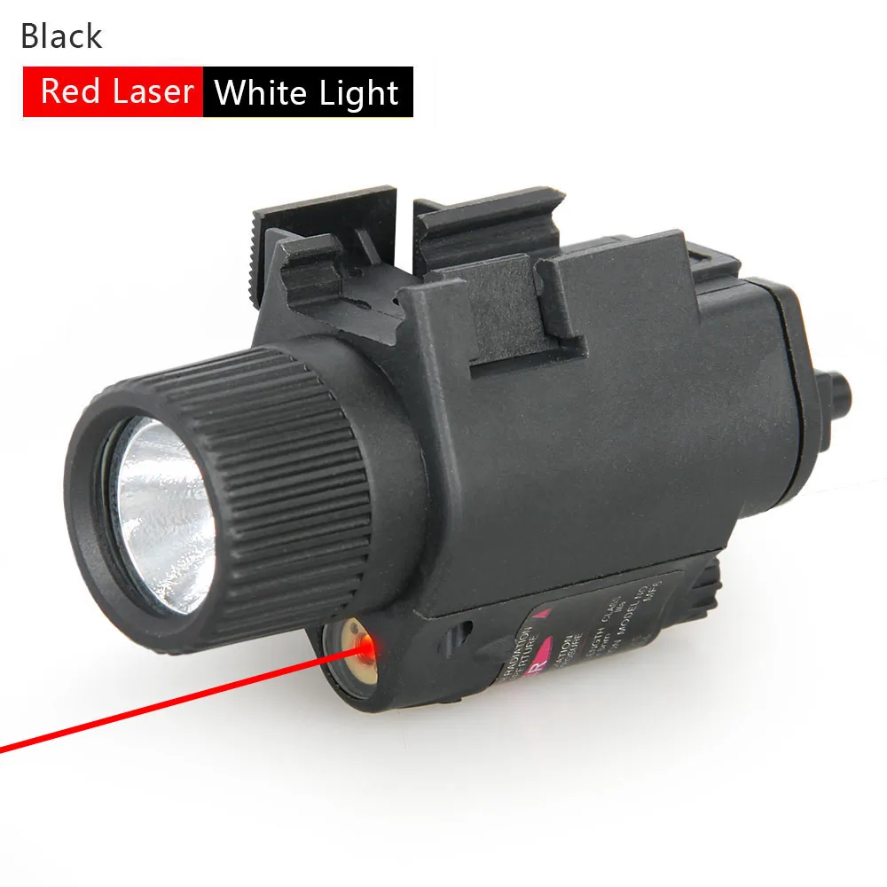 PPT Tactical M6 Illuminator Torch Light Red Green Laser Yellow White light Hunting Flashlight For Airsoft Rifle Air Gun