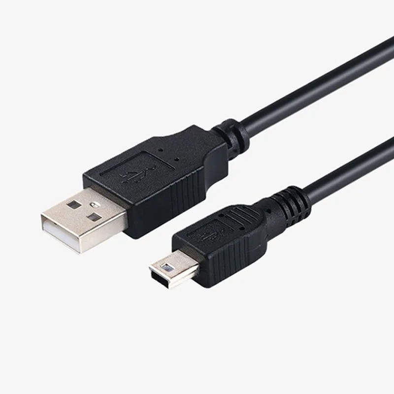 1PC USB Charging Cable USB 2.0 Male A To Mini B 5-pin Charging Cable for Digital Cameras Mini USB Cable Data Charger Cable