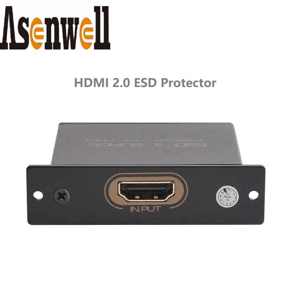 HDMI 2060p ESD Protector 4K@60Hz HDMI ESD Surge EFT Lighting Protector Support 4K 3D Full HD Anti-Static Thunderstrike Surge Hot