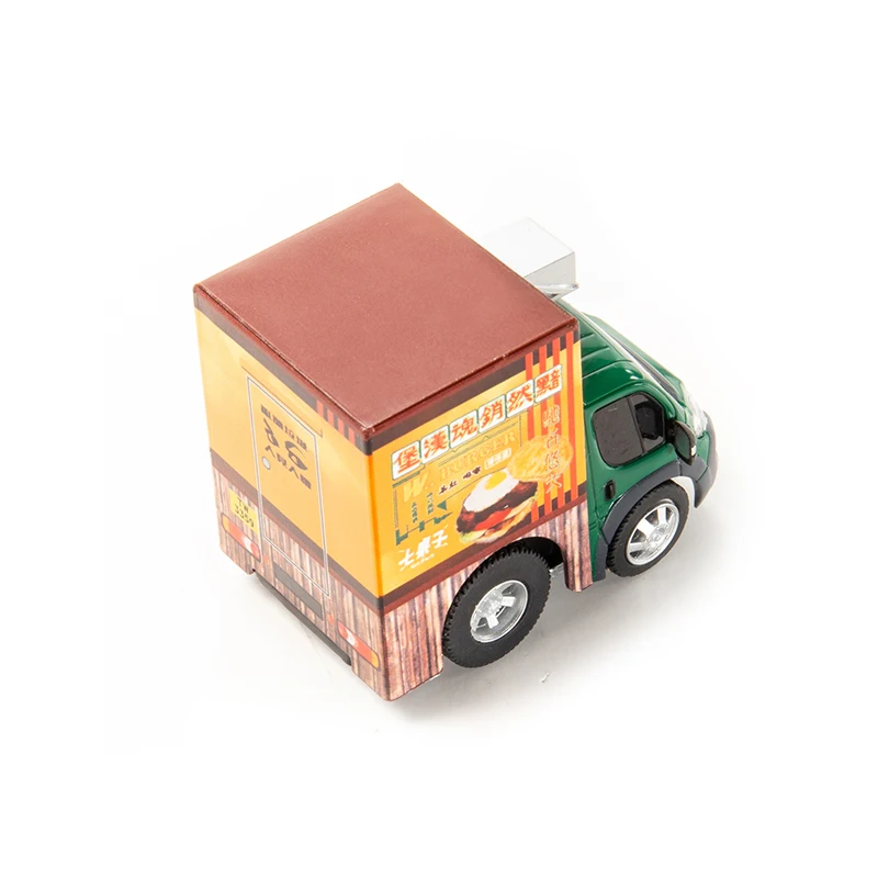 Tiny 1:64 Q Series Food Truck Snack Stall Alloy Simulation Model Car