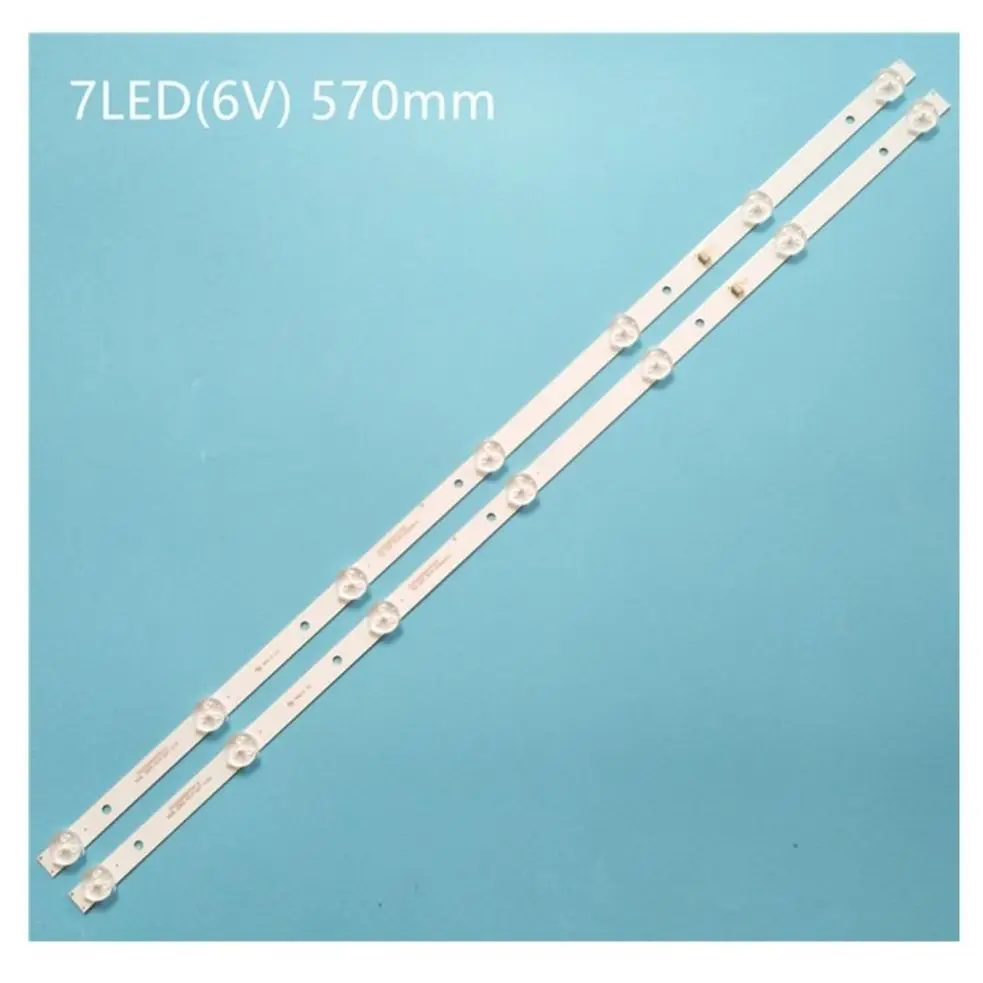 

570mm TV Lamps Kit LED Backlight Strips For LEBEN LE-LED32R282T2 LED Bars Bands CC02320D570V02 Rulers CC02320D570V12 CV315PW07S