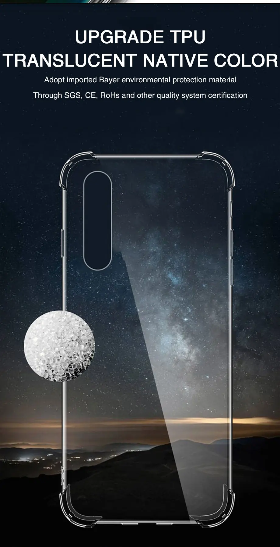 Transparent Shockproof Phone Case For Samsung Galaxy A50 A51 A70 A31 A11 A71 A10 A20E A20 A30 A50S A12 A30S Silicone Back Cover