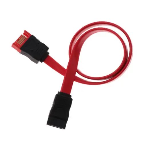 SATA Extension cable Red SATA 7 Pin Male to SATA 7 Pin Female Extension Cable Cord for HDD Hard Drive 2020