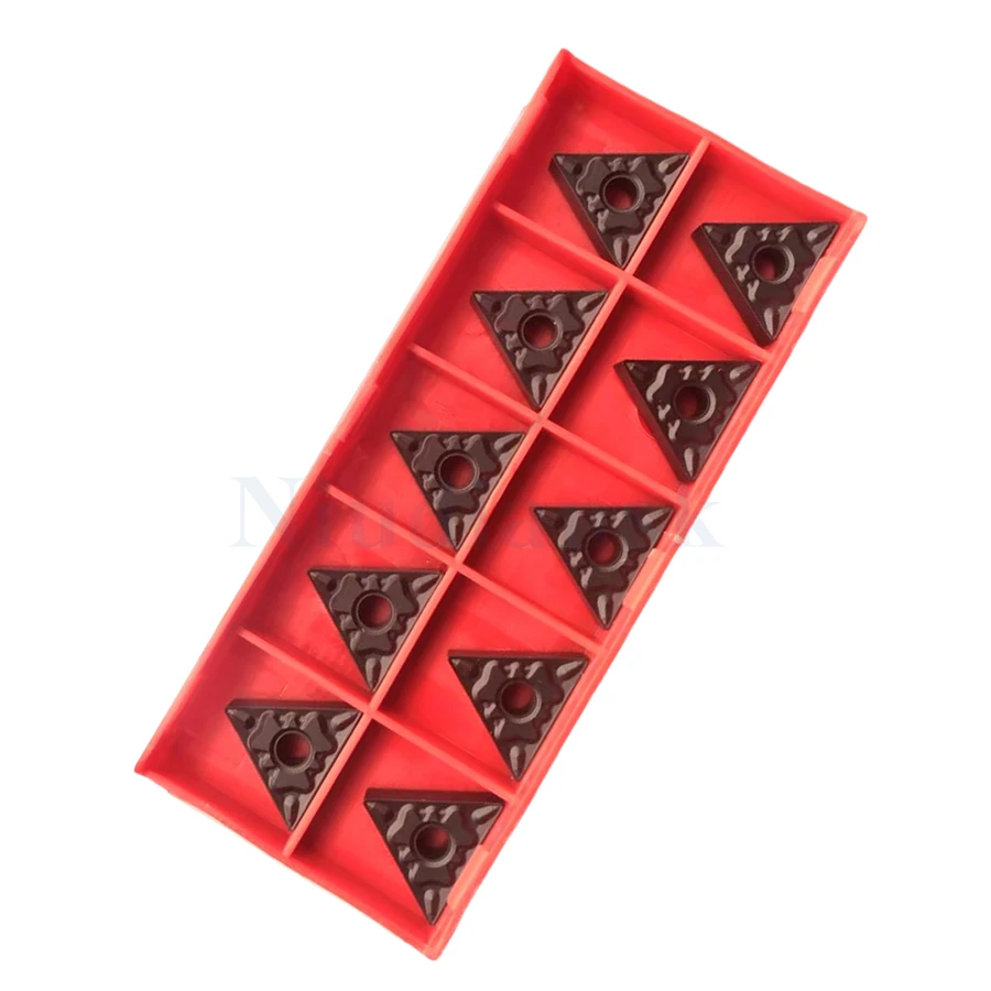 Herramientas de torneado de círculo exterior, insertos de corte de carburo de procesamiento de máquina CNC, 10 piezas, TNMG160404, TNMG160408 CM, CQ HQ LF9118