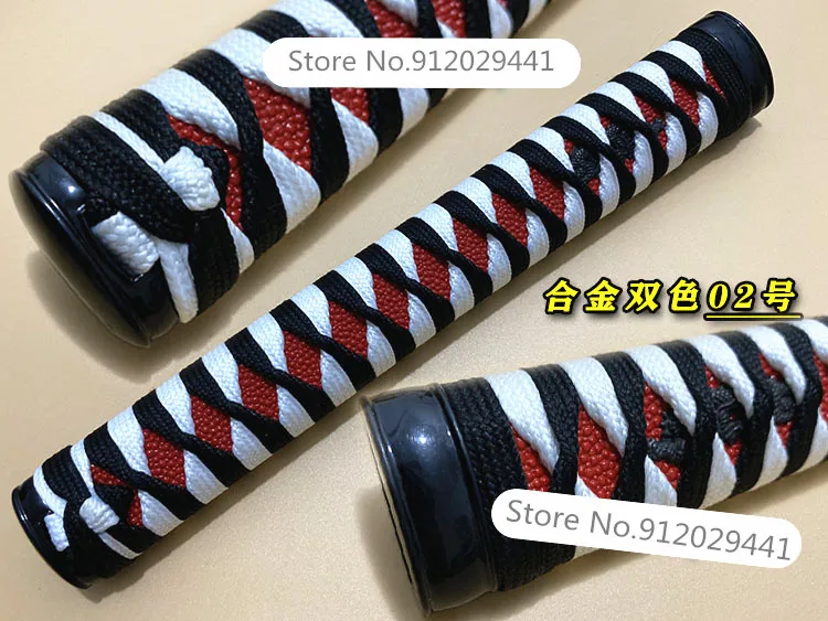 

Unique Handmade Japanese Samurai Sword Handle Set Kirsite Tsuka/Fuchi Kashira Nice Katana/Wakizashi DIY Accessory