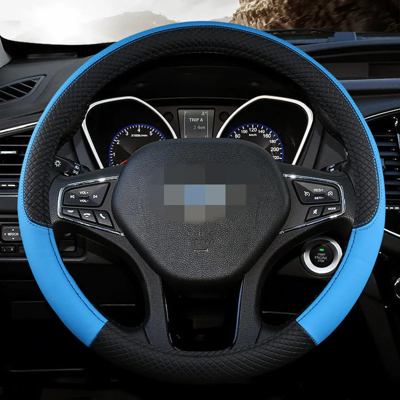 Massage Car Steering Wheel Cover Fit Most Cars Styling For Lada Kalina Vesta Accessories Priora Largus steering wheel Covers