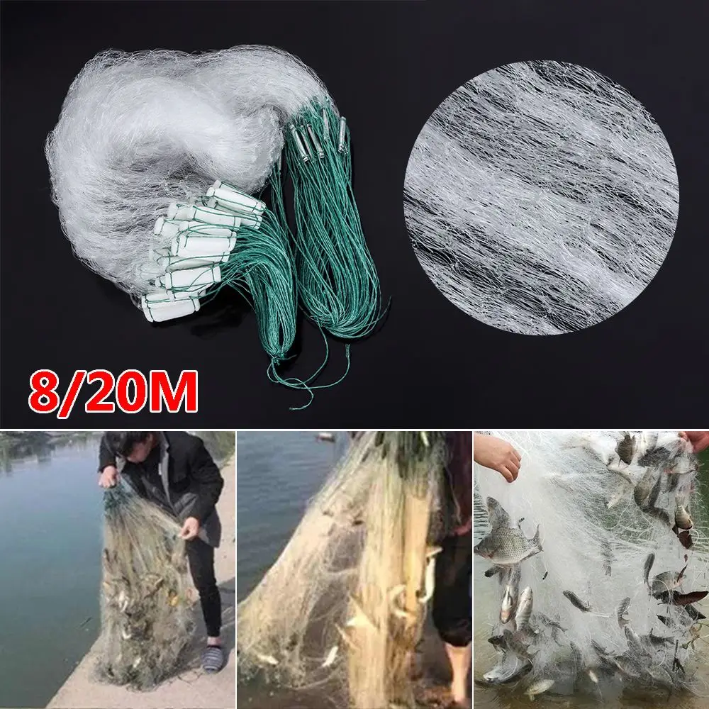 Brand New Nylon Durable Material Fishing Accessories Monofilament Fishing Net Fish Trap Single Layer Fish Gillnet