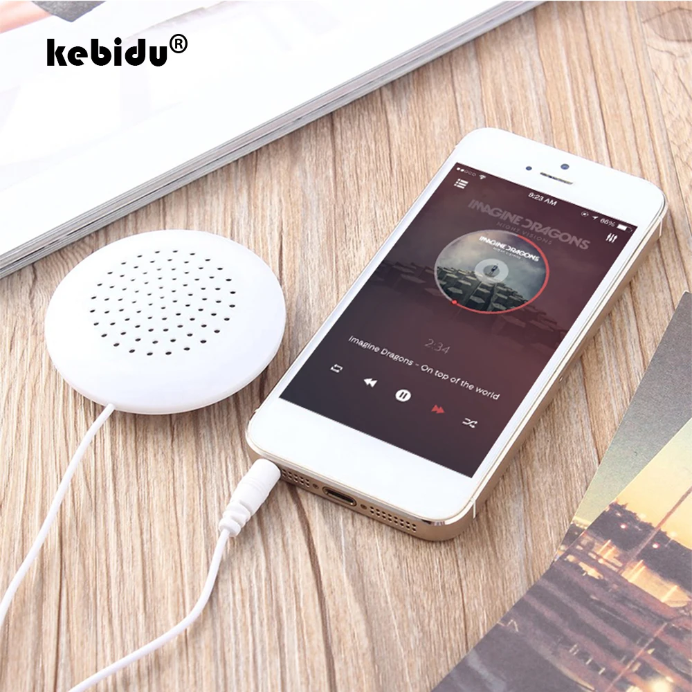 kebidu Portable Pillow Speaker Music Player Louderspeakers Relaxed Soft Universal 3.5mm For iPod Xiaomi SmartPhone MP3 MP4 CD