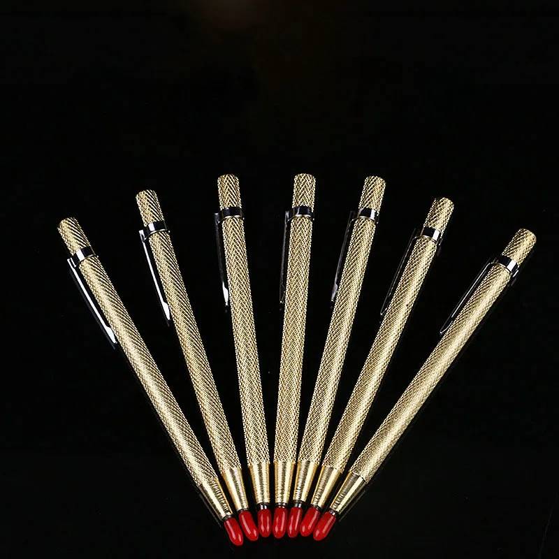 1Pcs โลหะ Marker ปากกาแกะสลักทังสเตนคาร์ไบด์ Nib ปากกา Stylus สำหรับดอกสว่านหัวเพชรโลหะไม้แกะสลักเครื่องมือมือ