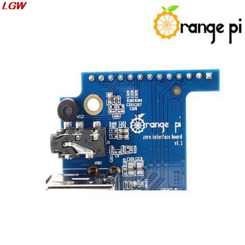 Orange Pi adapter board 2 USB 2.0 special expansion card for Orange Pi Zero PC IO microphone USB AHS