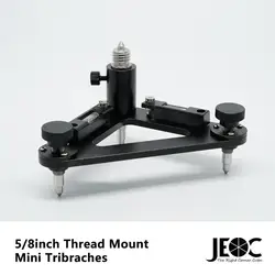 JEOC High Accurate Tribrach with 5/8inch Thread Mount, Dual Tube Bubble Level