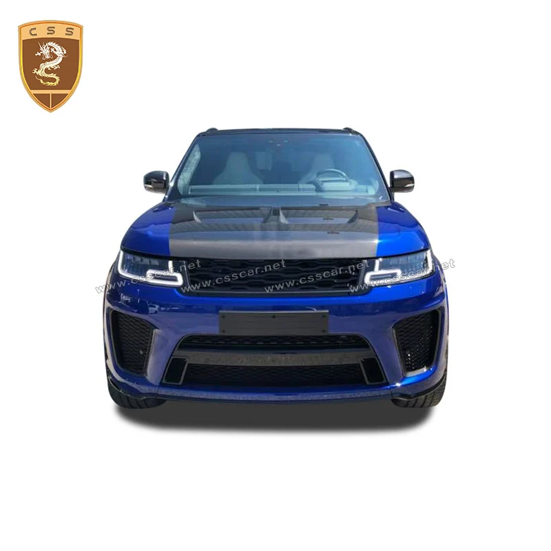 

Real Carbon Fiber Front Engine Hood Cover Fits For Land Rover Range Rover Sport SVR Style 2014 2015 2016 2017 2018 2019