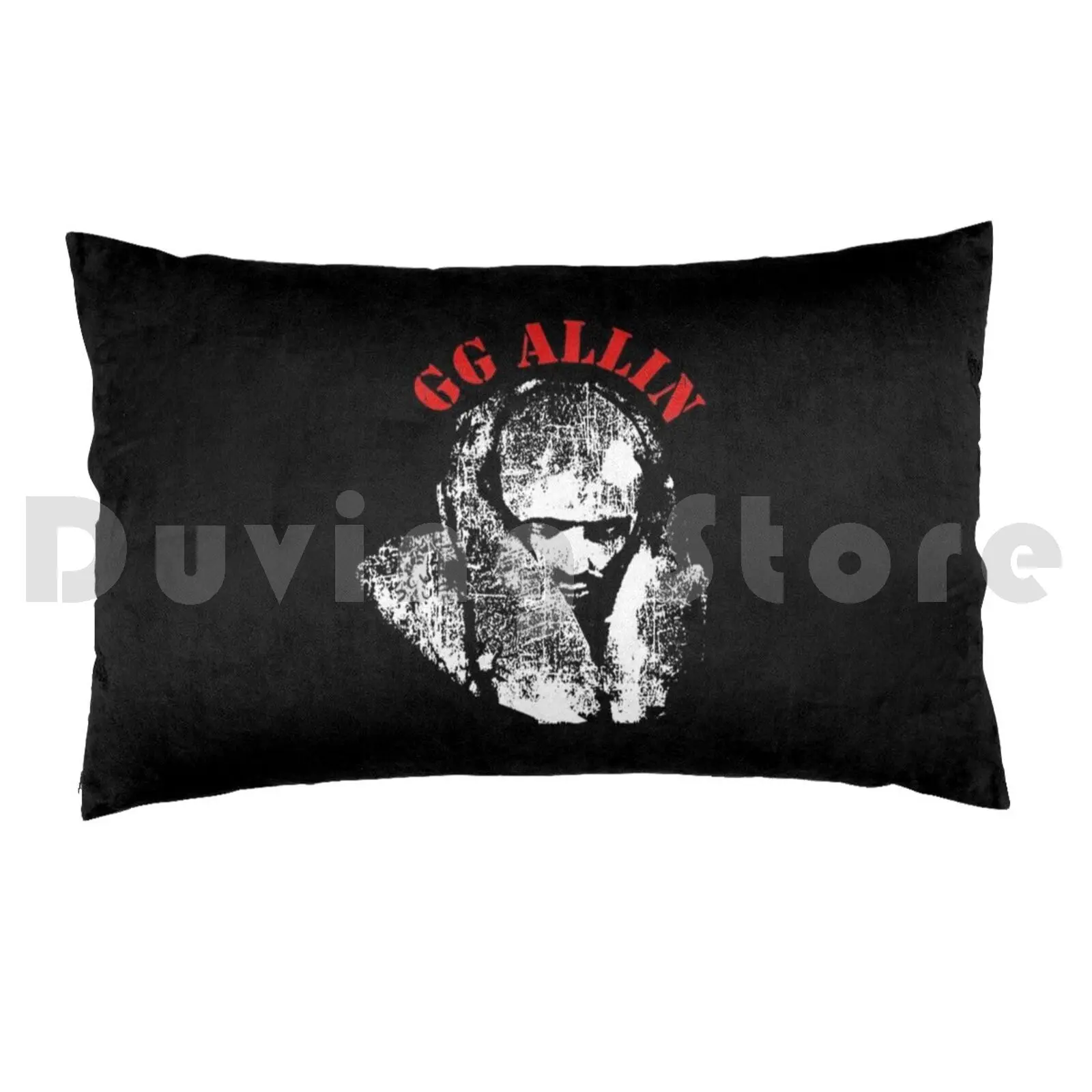 Hated In The NationPillow case Gg Allin Usa Punk Punk Music Gg Die Gg Scum Skinhead Hooligan