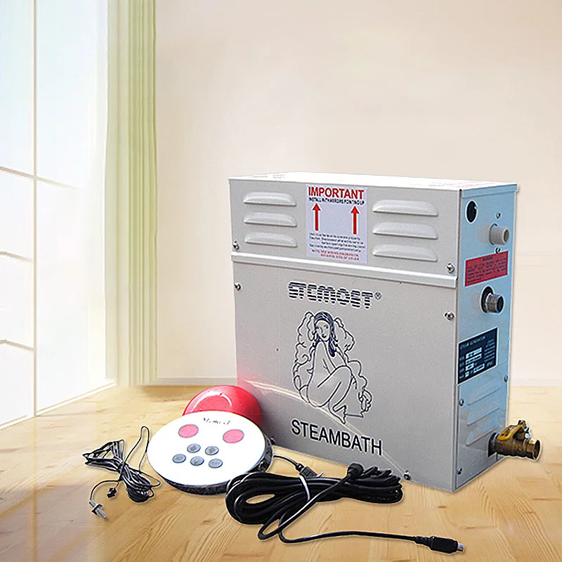 6KW Steam ครัวเรือนไอน้ำซาวน่าแห้ง Stream เตาเปียกไอน้ำ Steamer ดิจิตอล Controller ST-60
