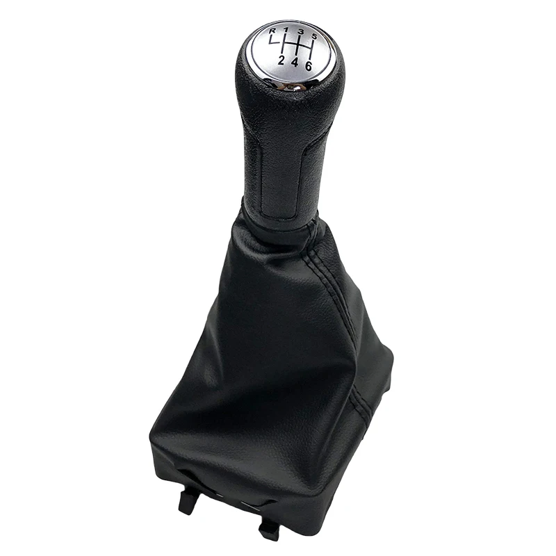 Auto Schaltknauf Hebel Shifter Gamasche Boot Abdeckung Für Volkswagen Polo 9N 9N2 9N3 2001 2002 2003 2004 2005 2006 2007 2008 2009 – Detail 6