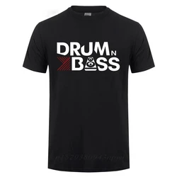 T-Shirt à Manches Courtes et Col Rond en Coton pour Homme, Streetwear Décontracté, Drum N Bass, Cadeau d'Anniversaire Amusant, Été