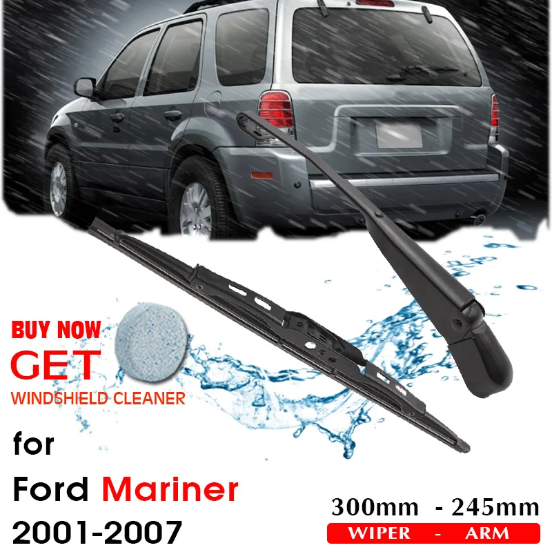 Car Wiper Blade Rear Back Window Windscreen Windshield Wipers Auto Accessories For Ford For Mariner Hatchback 300mm 2001-2007