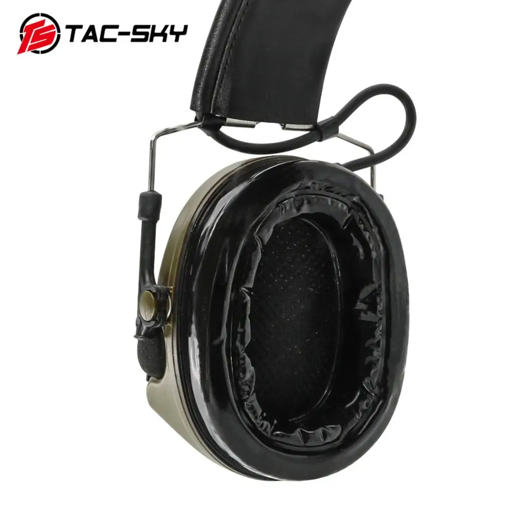 COMTA II TS TAC-SKY Tactical Headset Shooting Earmuffs Walkie Talkie PTT Airsoft Headset