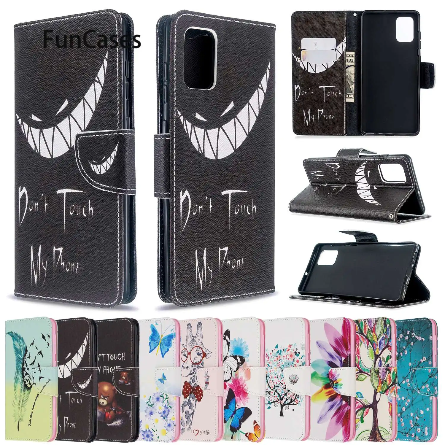 Butterflys Flip Book For telefon Samsung A50S Casa sFor Samsung para A71 A10S A30 A10 A51 A30S A50 A20S A20 Phone Accesory