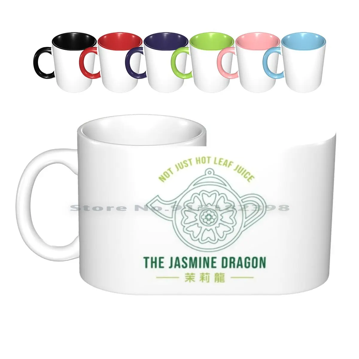 Jasmine Dragon Ceramic Mugs Coffee Cups Milk Tea Mug The Last Airbender The Last Airbender Uncle Iroh Zuko Ba Sing Se Earth