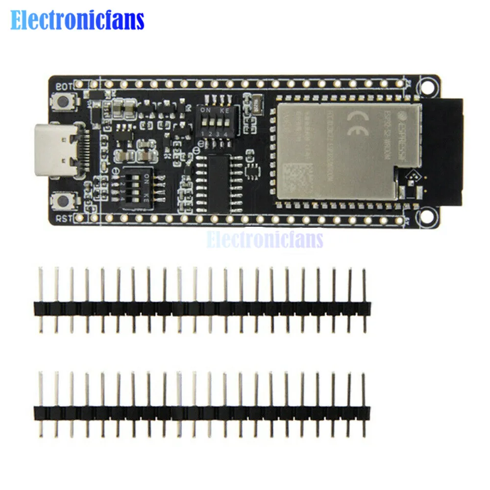 T8 ESP32-S2 ESP32-S2-WOOR V1.1 WIFI Wireless Module Type-C Connector Development Board Module with Pins for Arduino