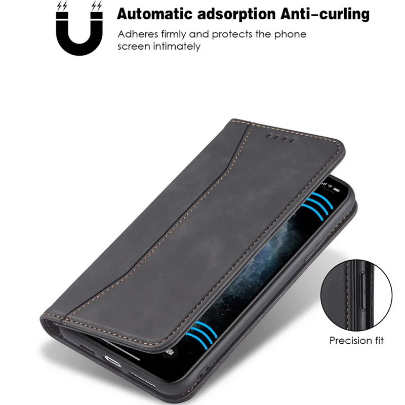 حافظة لهاتف سامسونج جالاكسي S25 S23 S24 S22 S21 S20 FE ULTRA PLUS A54 A53 A52 A33 A34 5G حقائب هاتف جلدية فاخرة