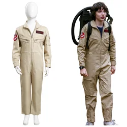 Fast Shipping Kids Children Ghostbusters Cosplay Costume Jumpsuit Outfits Fantasia Kids Clothes Halloween Carnival Disguise Suit