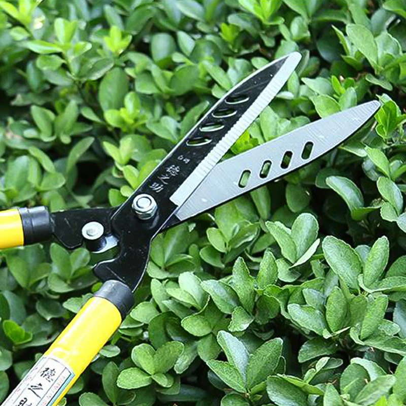 Hedge Shear Fence Shear Long Handle Garden Pruning Shears Anvil Tree Lawn Cutter Flower Branches Grass Trimmer home Hand Too