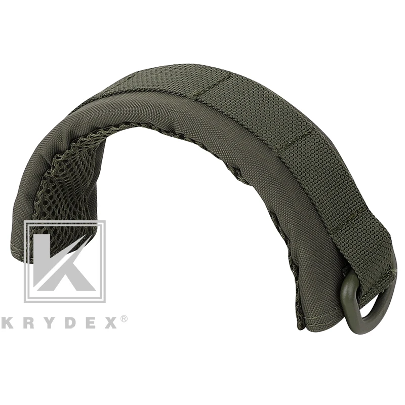 KRYDEX supporto per cuffie modulare coperchio di protezione Ranger verde tattico fascia per cuffie supporto per cuffie custodia MOLLE per kasmsa